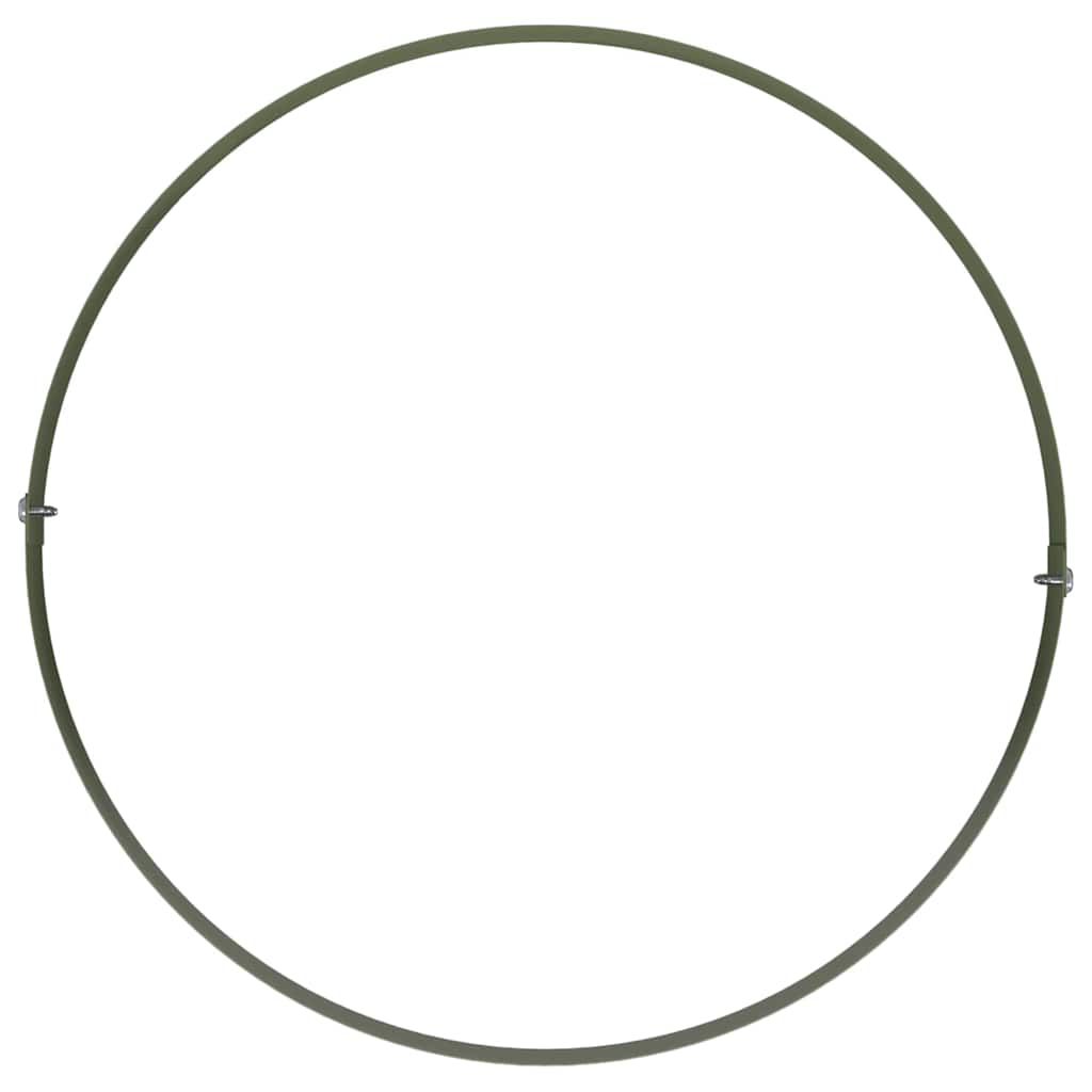 Gartenblumentopf Olivgrün 30 x 30 x 20 cm Stahl